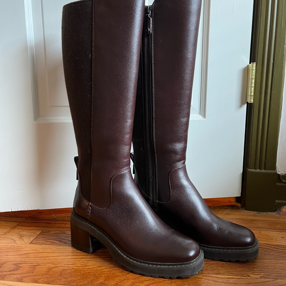 Cole Haan Gema Knee High Boots - Brown